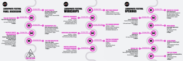 LagosPhoto Schedule Image