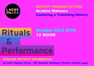 Artist Presentation with Ibrahim Mahama Image